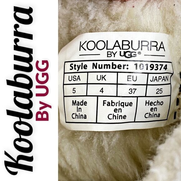 KOOLABURRA By UGG Wine Red Suede Classic Short Boot, Size 5 - Picture 7 of 10